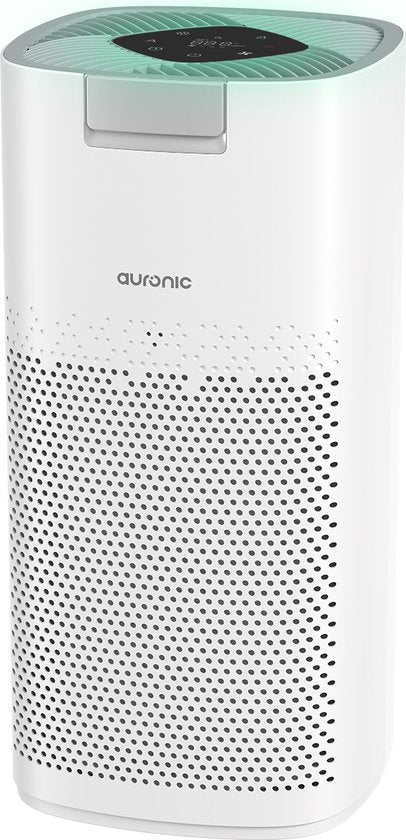 Auronic Luchtreiniger Ultra met HEPA 13 Filter, Ionisator en Koolstoffilter - Ruimtes tot 90m² - CADR-waarde van 450m³/u - Air Purifier - Wit(Wit/450)