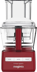 Magimix CS 3200 XL - Foodprocessor - Keukenmachine - Rood(Rood/Opbergbox Accessoires， Blender， Kloppers/garde， Snij- en raspschijven， Inclusief Kookboek， Kneedhaak)