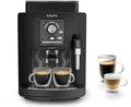 Krups Serenity EA4008 - Volautomatische Espressomachine - Zwart - Snel Opgewarmd - Compact(Zwart/Stoompijpje)