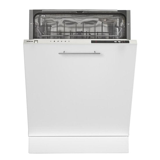 Inventum IVW6008AXL inbouw vaatwasser - 13 couverts - Volledig integreerbaar - Extra ruim - Bestekmand - 6 programma’s - Max nishoogte 91 cm - Startuitstel - Energielabel D