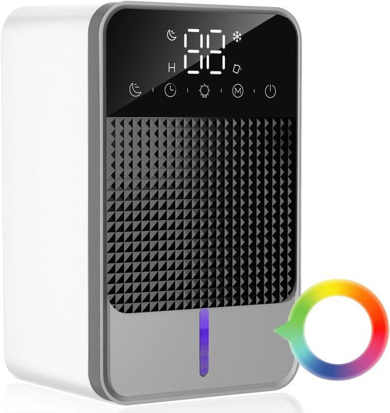 Merkloos / Sans marque Draagbare luchtontvochtiger 1200 ml met automatische uitschakeling en energiebesparing