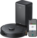 Eufy eufy Clean X8 Pro Robotstofzuiger met leegstation en dweilfunctie - Robot Vacuum - Twin-Turbine™ met 2 × 4000 Pa Zuigkracht, Bestuurbaar via app, Zelfontwarrende Rolborstel, iPath™ Navigatie