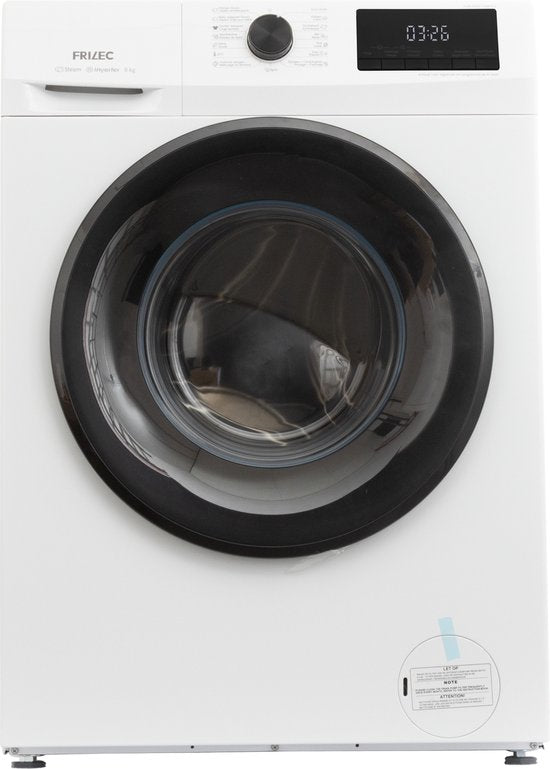 Frilec KOBLENZ8114WA-010 - Wasmachine - Energielabel A - 5 Jaar garantie - 1400 toeren - Met startuitstel - 15 Wasprogramma's(Wit)