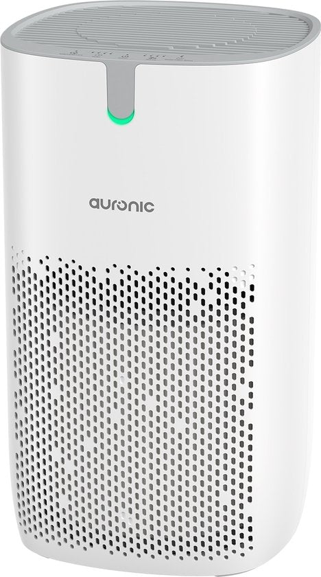 Auronic Luchtreiniger Fresh Pro met HEPA 13 Filter, Ionisator en Koolstoffilter - Ruimtes tot 65m² - CADR-waarde van 300m³/u - Air Purifier - Wit(Wit)
