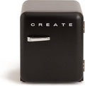 ‎CREATE CREATE - Koelkast in retrostijl - Zwart - Handvat Zilver - FRIDGE RETRO 48L(zwart)
