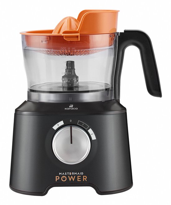 KARACA Karaca Mastermaid Power Max 11-in-1 Keukenrobot 2500W – Blender, Citruspers, Koffiemolen, Deeghaak  5 RVS Raspschijven