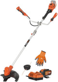 Powerplus Dual Power Accu bosmaaier POWDPGBCS1 -2 in 1 maaier en grastrimmer van 40 V, Met accu en lader, ruggedragen, tuingereedschap