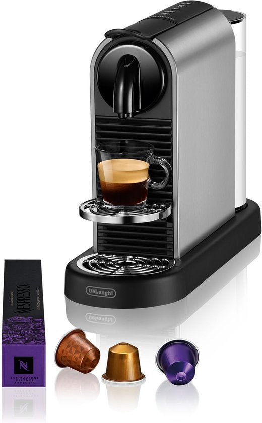 De'Longhi Nespresso CitiZ Platinum EN220.T - Koffiecupmachine - Titanium(Titanium/Geen melkopschuimer)