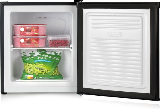 PRIMO PR117DV Mini Vriezer - Kleine Diepvries - Vrijstaand - 33L - E - Zwart(Zwart)