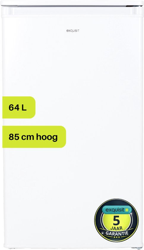 Exquisit GS111-040EW - Vriezer tafelmodel - Diepvrieskast - 5 Jaar Garantie - 64 Liter - 40dB - 4* Vriesruimte - Wit