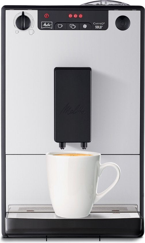 Melitta Solo volautomatische Espressomachine E950-766 pure zilver(Pure Zilver)