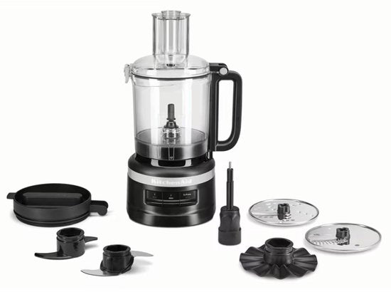 KitchenAid 5KFP0921EBM - Foodprocessor - Mat Zwart- 2.1 L - 250 W(Mat Zwart)