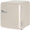 Klarstein Minibar minikoelkast voor kamers, 48 liter minikoelkast voor drankjes en cosmetica, kleine , kleine en stille koelkast, verstelbaar schap, kleine huidverzorgingskoelkast 0-10 °C - Mini Koelkast - 48L - Mini Fridge(Vintage Crème)