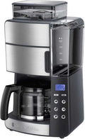 Russell Hobbs Grind and Brew Glass Carafe Volledig automatisch Filterkoffiezetapparaat 1,25 l