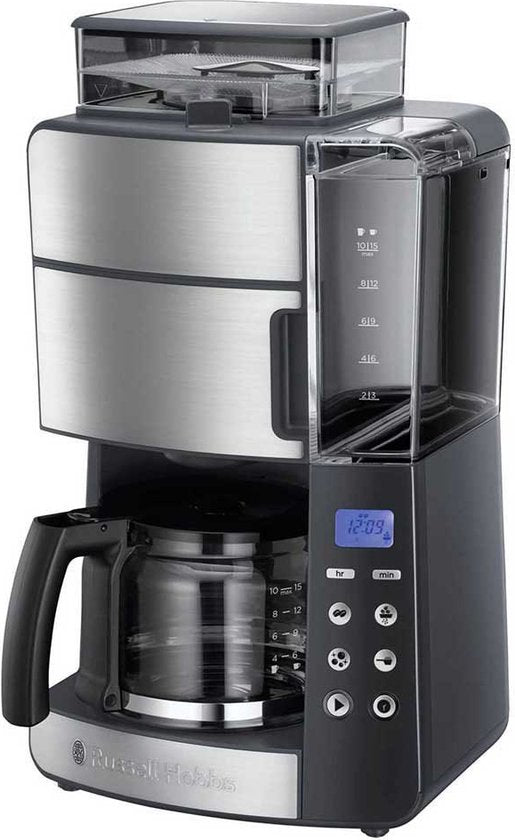 Russell Hobbs Grind and Brew Glass Carafe Volledig automatisch Filterkoffiezetapparaat 1,25 l