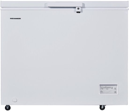 Heinner HCF-287CNHE++ Vrieskist – 287 L – Convertible (Vriezer/Koelkast) – Waterbestendig Display – LED-verlichting – Snelvriesfunctie – Wit – 5 Jaar Garantie